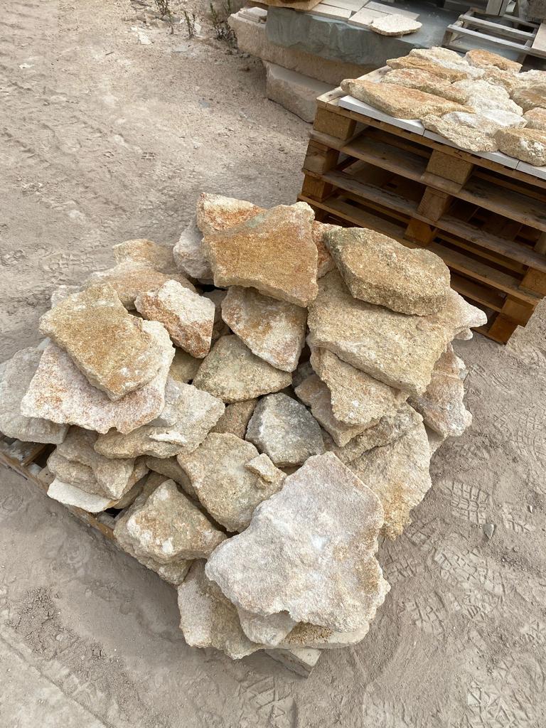 European Stone Wall Cladding Free Form Loose Stone - Fossil