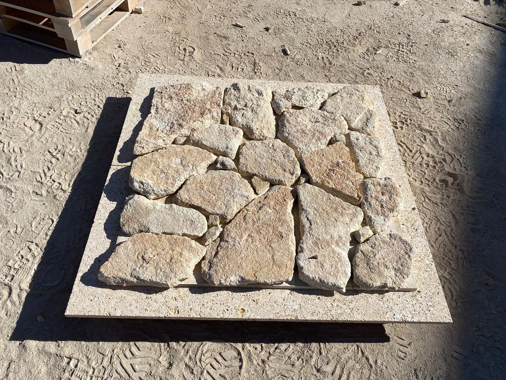European Stone Wall Cladding Free Form Loose Stone - Fossil