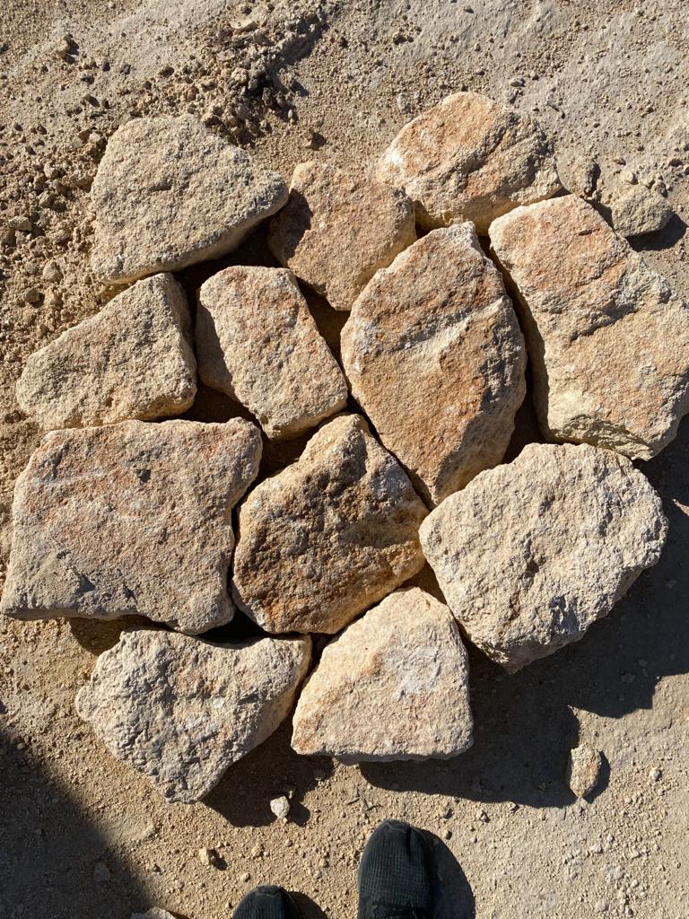 European Stone Wall Cladding Free Form Loose Stone - Fossil