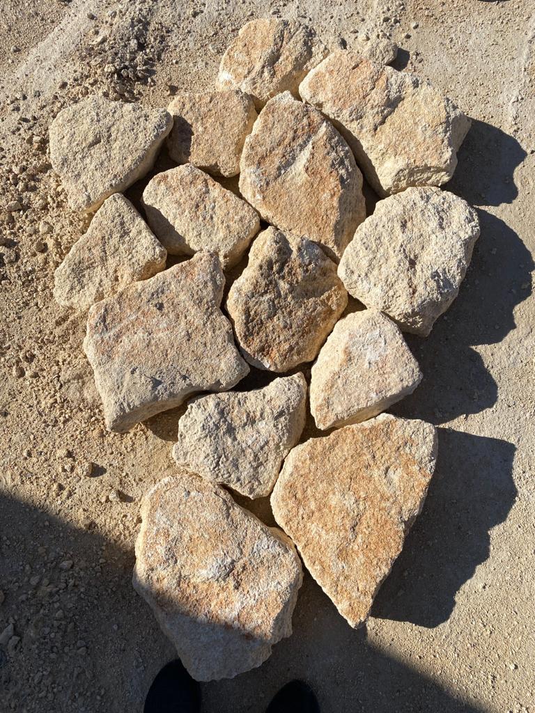 European Stone Wall Cladding Free Form Loose Stone - Fossil