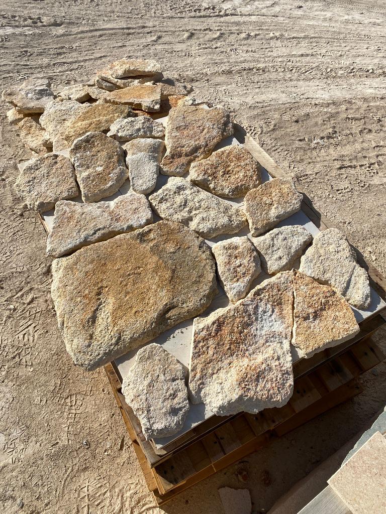 European Stone Wall Cladding Free Form Loose Stone - Fossil