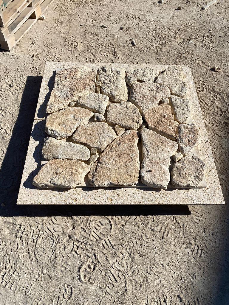 European Stone Wall Cladding Free Form Loose Stone - Fossil