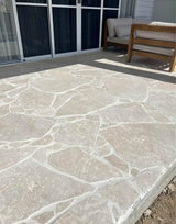 Classic Travertine Cream Crazy Paver Loose Stone Travertine