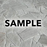 SAMPLE -  Crazy Paver - White Marble