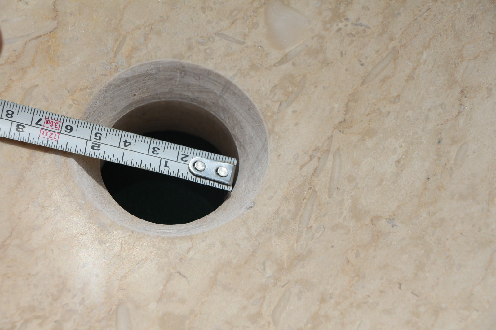 Ancient Galala Cream Limestone Oval and Round Basin - Natural Stone - Sink Bowl