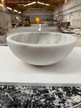 Turkish White Mist Marble Oval and Round Basins - Natural Stone - Sink Bowl