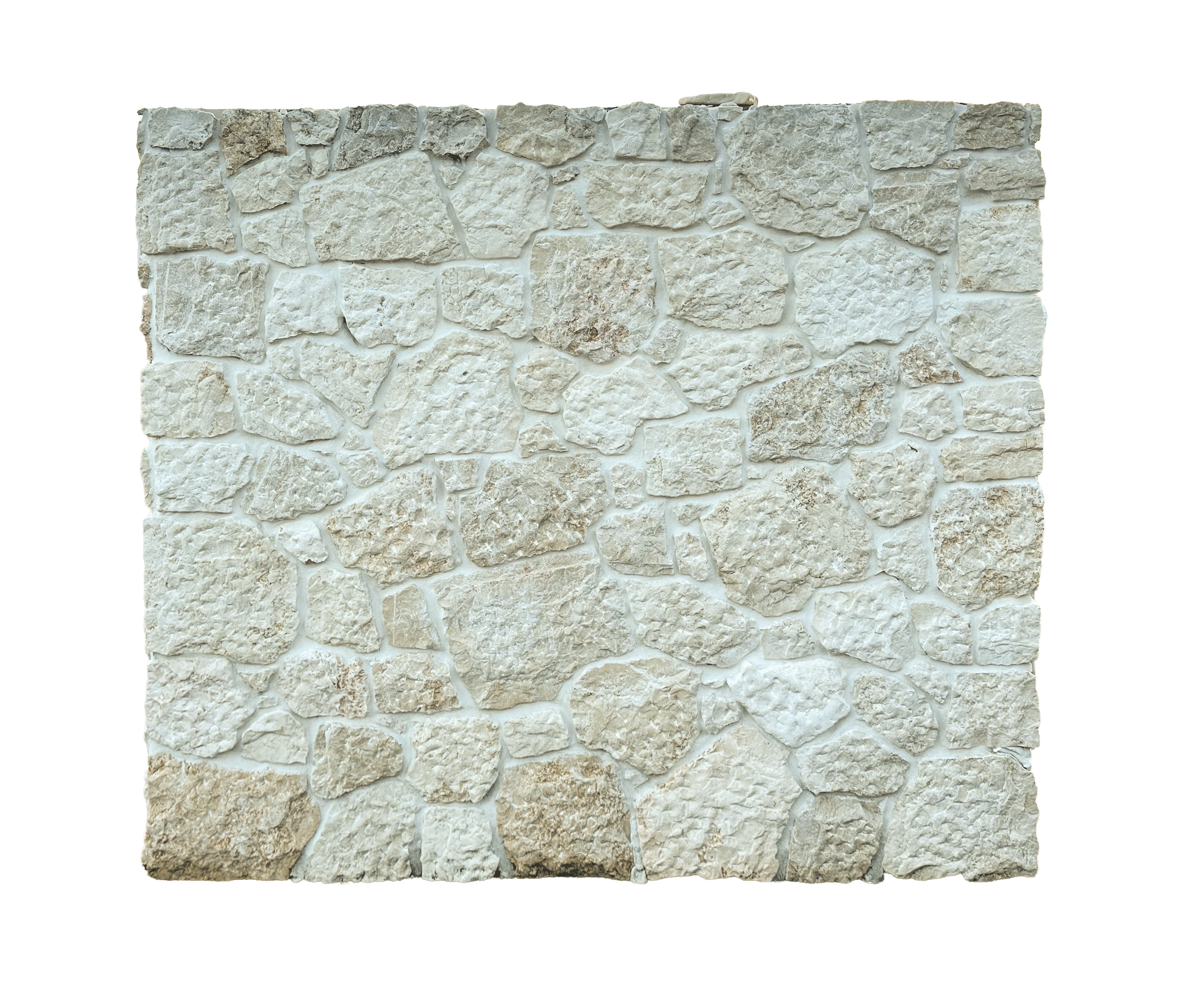 Natural Stone Wall Cladding Free Form - Loose Stone - Bush Hammered Limestone