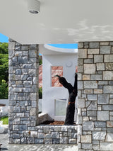 Natural Stone Wall Cladding Free Form - Loose Stone - Grey Limestone Castle Series