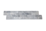 SAMPLE - Natural Stacked Stone Wall Cladding Panels - Smokey Grey