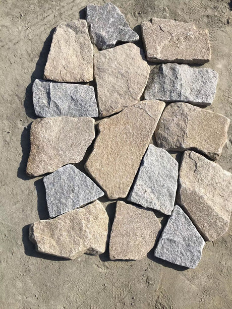 Natural Stone Wall Cladding Free Form - Loose - Mixed Granite