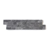 SAMPLE - Natural Stacked Stone Wall Cladding Panels - Galaxy Black