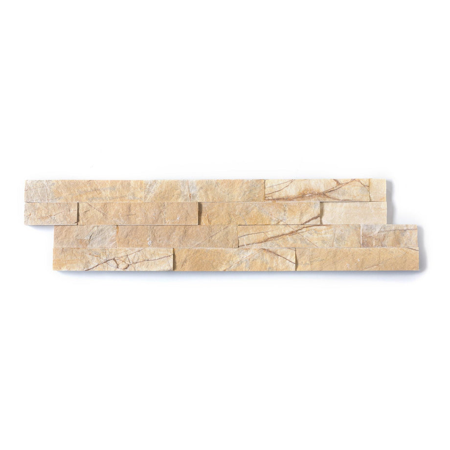 Natural Stacked Stone Wall Cladding Panels - Miami Sands – Stone and Rock