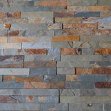 SAMPLE - Natural Stacked Stone Wall Cladding Panels - Slate