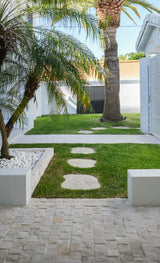 Sandstone Sawn Oval Shape Stepping Stone