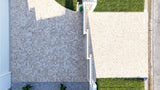 Travertine Cobblestone Driveway Paver - Natural Stone - Cream