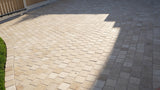 Travertine Cobblestone Driveway Paver - Natural Stone - Cream