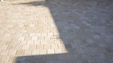 Travertine Cobblestone Driveway Paver - Natural Stone - Cream