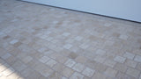 Travertine Cobblestone Driveway Paver - Natural Stone - Cream