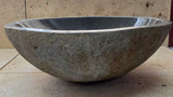 Handmade Natural Oval River Stone  Bathroom Basin  RS 2409126