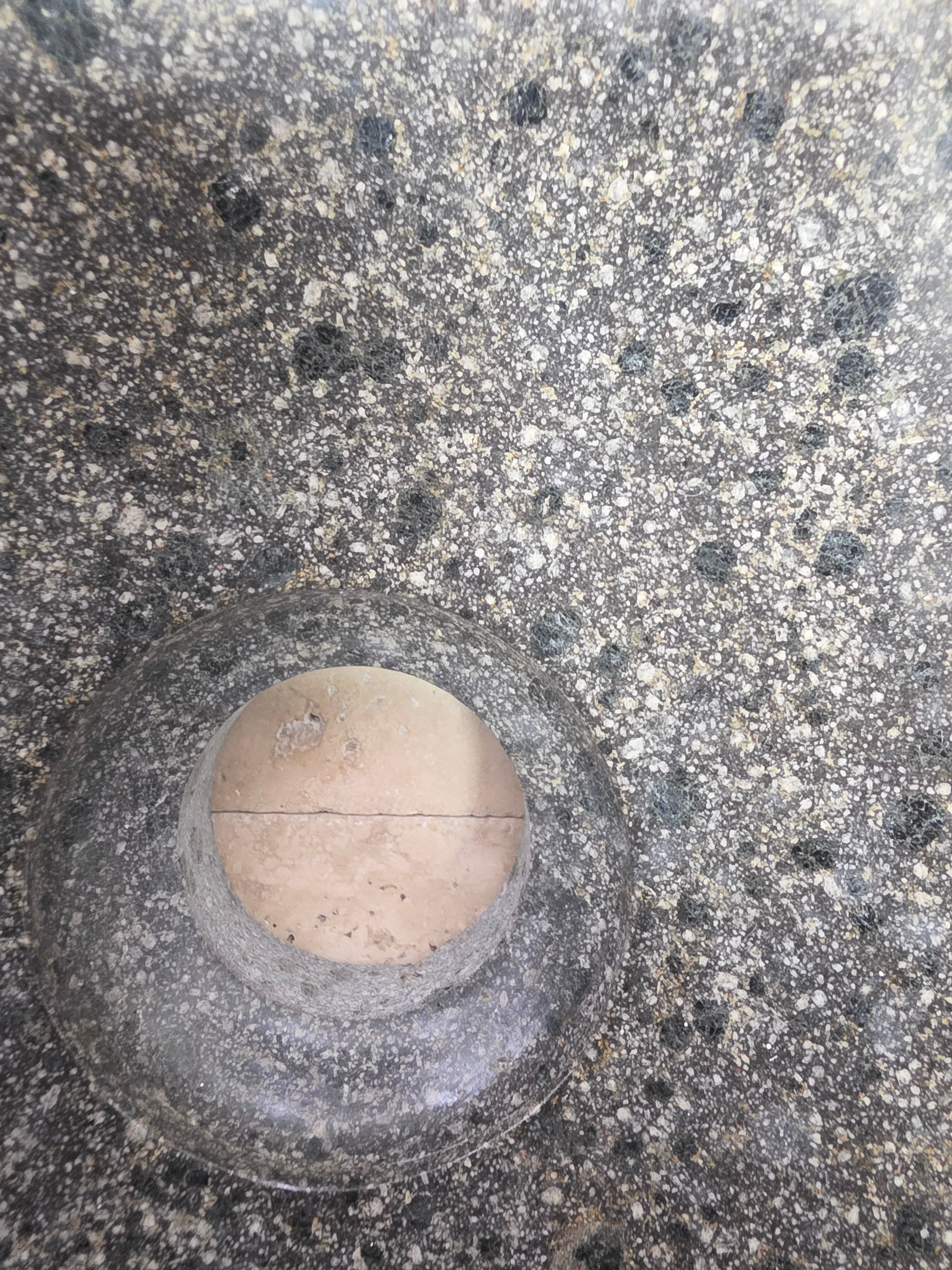 Handmade Natural Oval River Stone  Bathroom Basin TWIN SETS A & B RM 25072034