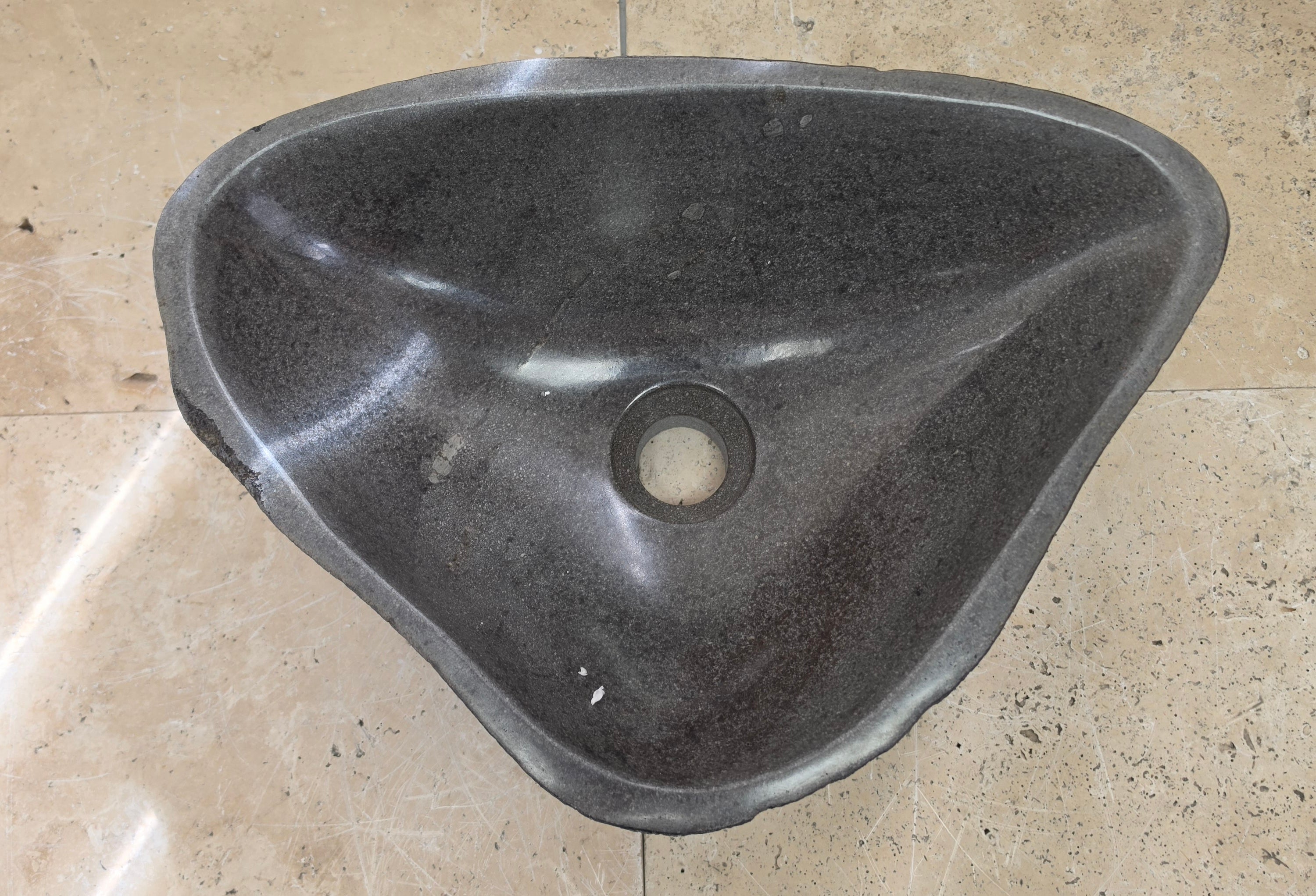 Handmade Natural Oval River Stone  Bathroom Basin  RM 240928