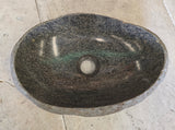 Handmade Natural Oval River Stone  Bathroom Basin  RVS 2409057