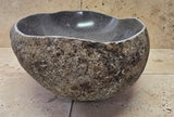 Handmade Natural Oval River Stone  Bathroom Basin  RVM 2409021