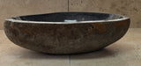 Handmade Natural Oval River Stone  Bathroom Basin  RL 25072042