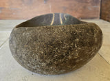 Handmade Natural Oval River Stone  Bathroom Basin  RS 2409082