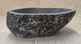 Handmade Natural Oval River Stone  Bathroom Basin  RM 2409010