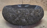 Handmade Natural Oval River Stone  Bathroom Basin  RVS 2409043