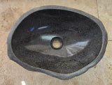 Handmade Natural Oval River Stone  Bathroom Basin  RM 2409139