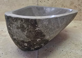 Handmade Natural Oval River Stone  Bathroom Basin  RM 2409076