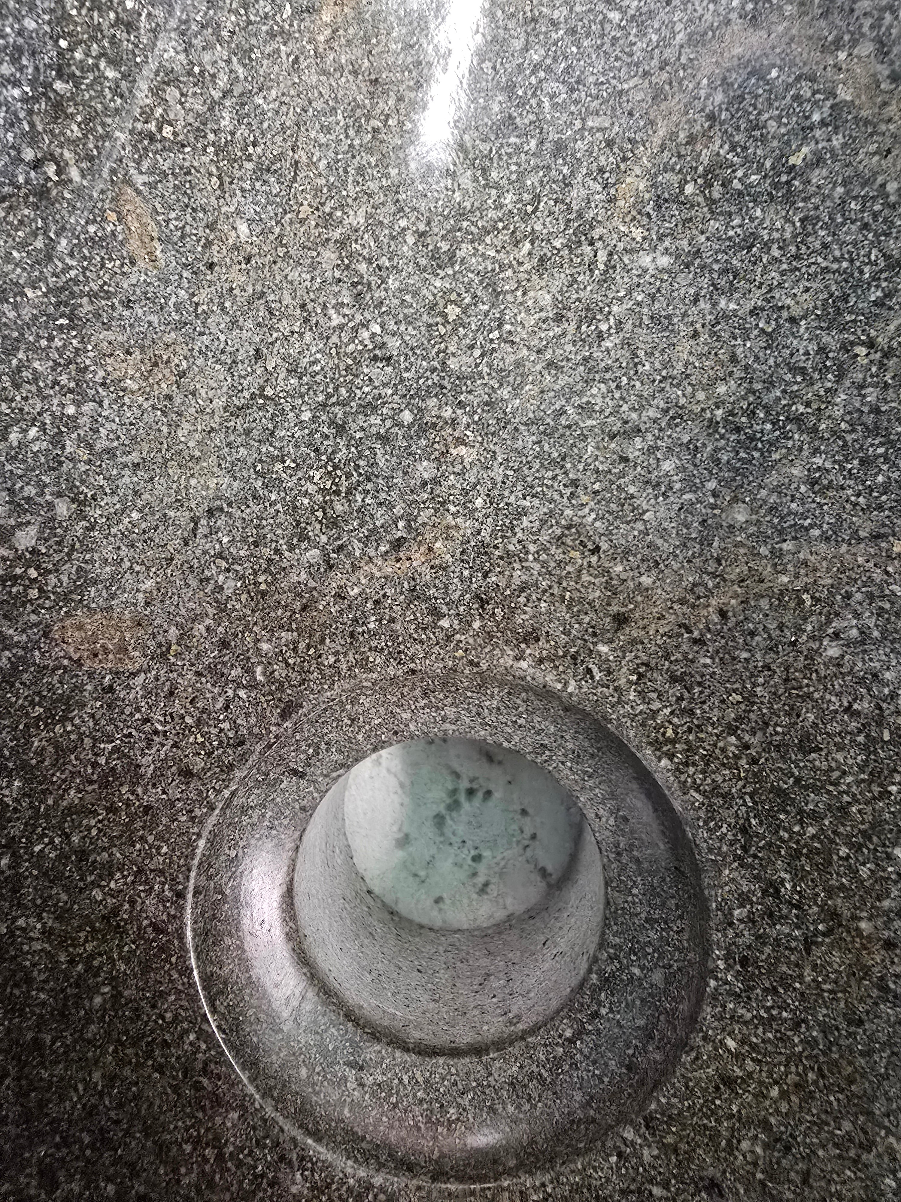 Handmade Natural Oval River Stone  Bathroom Basin  RS 2409074