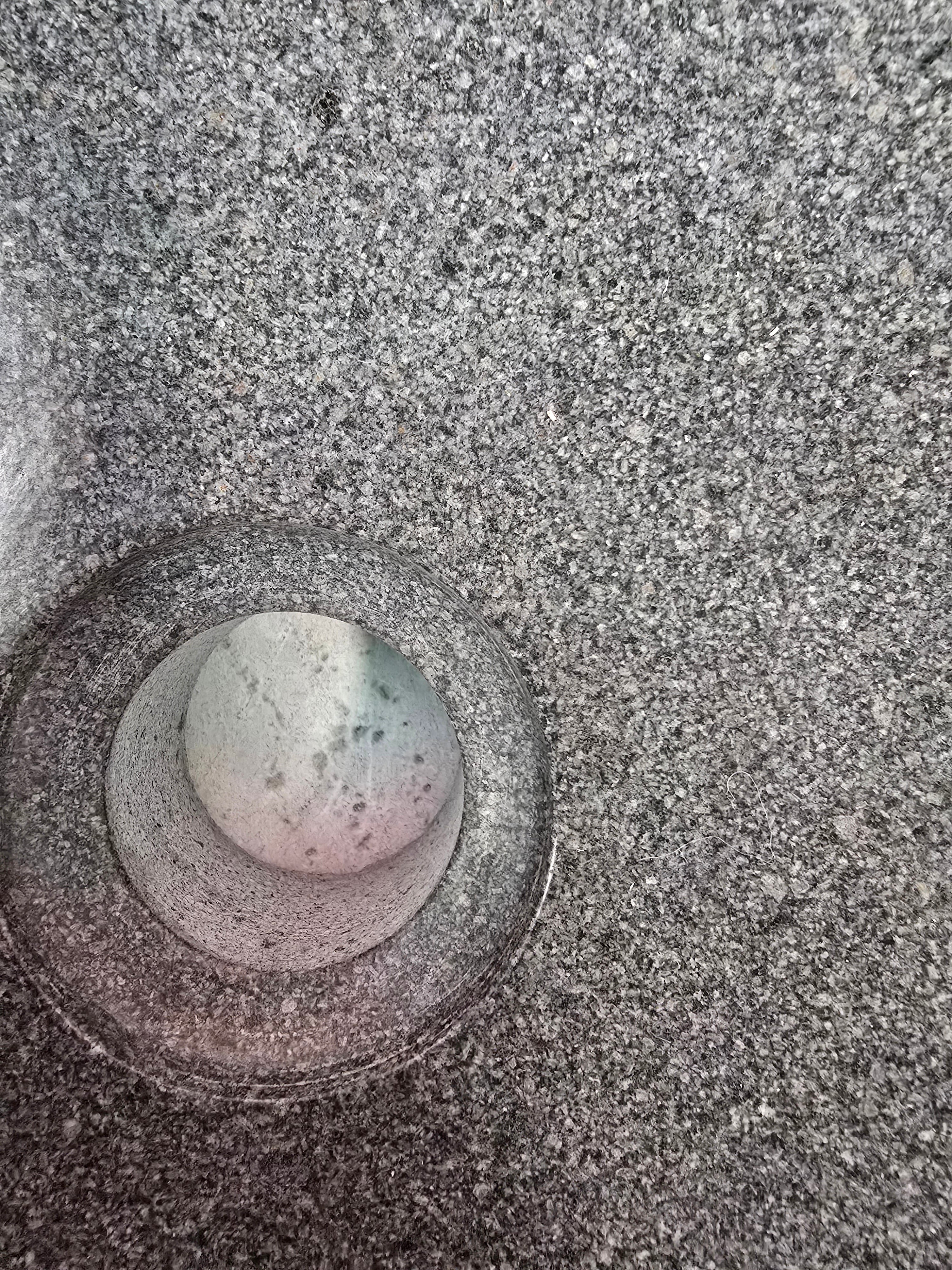 Handmade Natural Oval River Stone  Bathroom Basin  RS 2409082