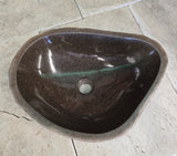 Handmade Natural Oval River Stone  Bathroom Basin  RM 2409089
