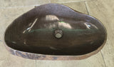 Handmade Natural Oval River Stone  Bathroom Basin  RVL 240925