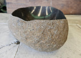 Handmade Natural Oval River Stone  Bathroom Basin  RVM 2409008