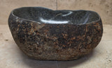 Handmade Natural Oval River Stone  Bathroom Basin  RVS 24090021