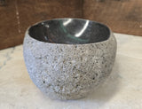 Handmade Natural Oval River Stone  Bathroom Basin  RVS 2409091