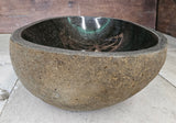 Handmade Natural Oval River Stone  Bathroom Basin  RM 2409027