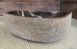 Handmade Natural Oval River Stone  Bathroom Basin  RM 2409089