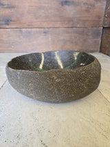 Handmade Natural Oval River Stone  Bathroom Basin  RVS 2409026