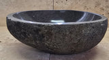 Handmade Natural Oval River Stone  Bathroom Basin  RS 2409045