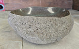 Handmade Natural Oval River Stone  Bathroom Basin  RVS 2409076