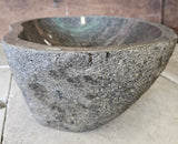 Handmade Natural Oval River Stone  Bathroom Basin  RM 2409131