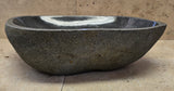 Handmade Natural Oval River Stone  Bathroom Basin  RL 240953