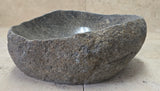 Handmade Natural Oval River Stone  Bathroom Basin  RVM 2409071