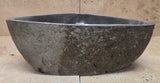 Handmade Natural Oval River Stone  Bathroom Basin  RS 2409028