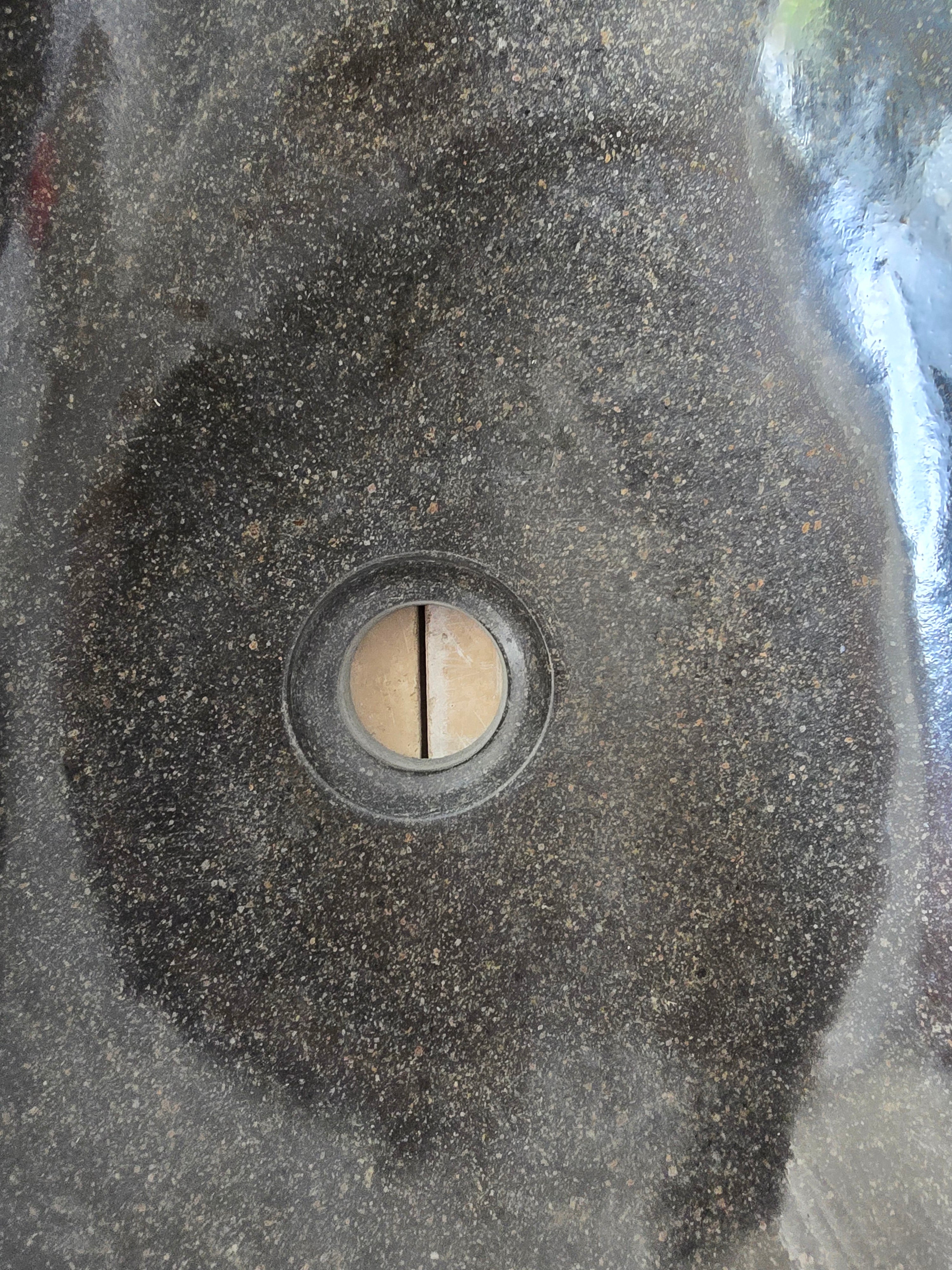 Handmade Natural Oval River Stone  Bathroom Basin  RVM 2409081